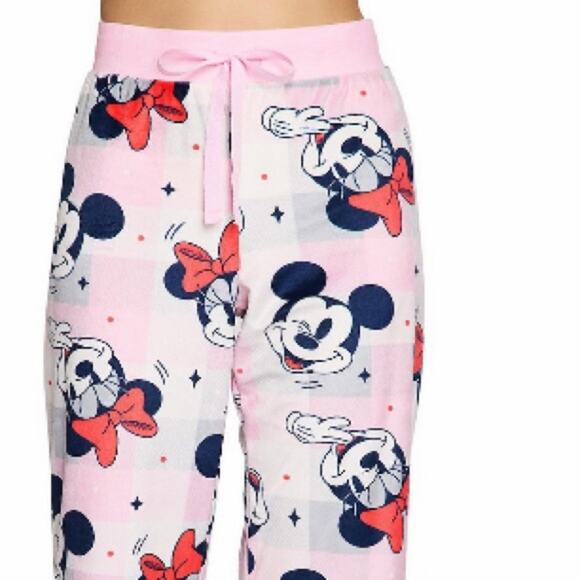 Disney Pink Mickey Minnie Pajama Pants - Picture 4 of 9